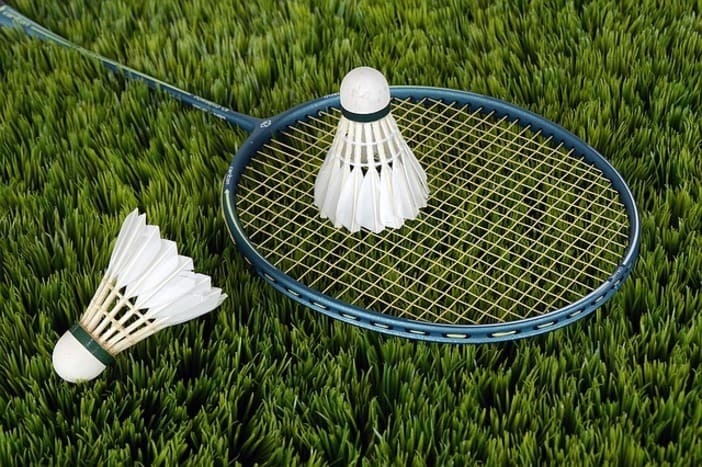 Raquette et volant de Badminton de sport
